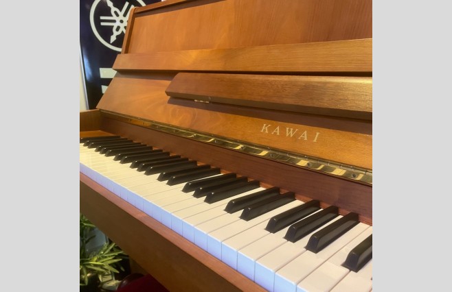 Used Kawai Satin Oak CX4 Upright Piano - All Inclusive Premium Package (SN:M1477442) - Image 8
